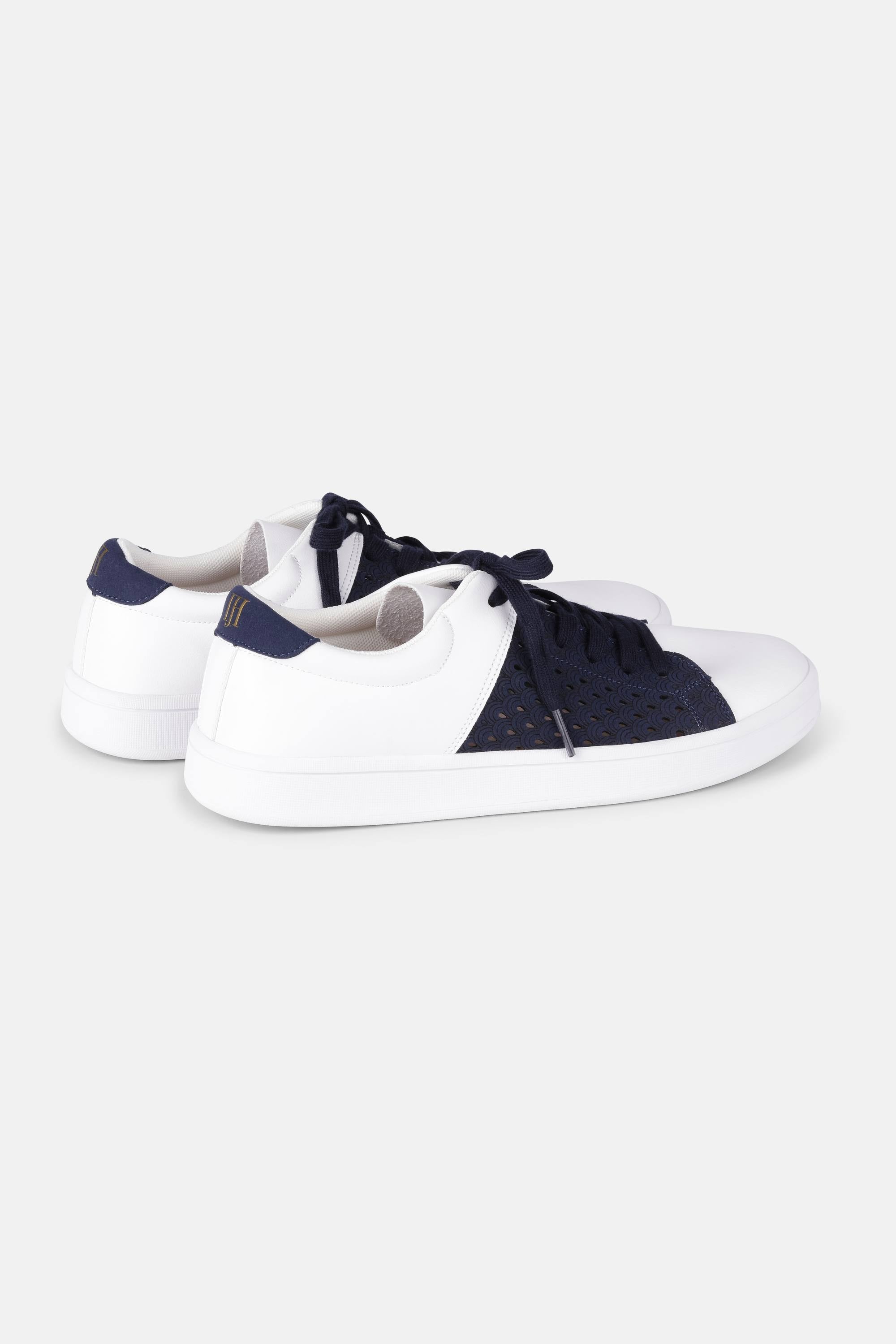 City Sneaker - White Dark Indigo